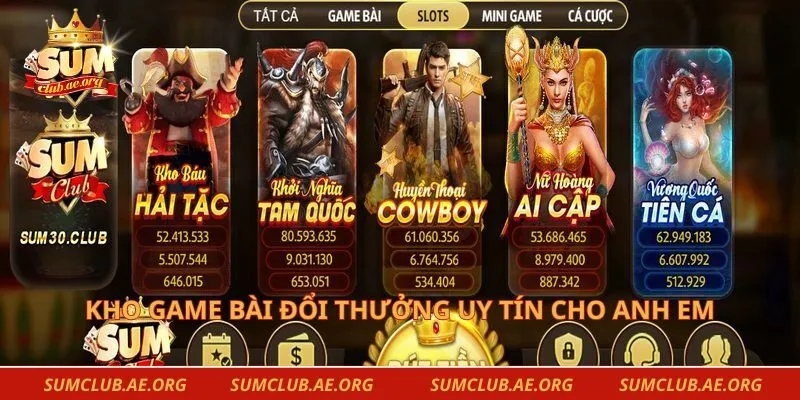 Kho game bài đổi thưởng uy tín cho anh em