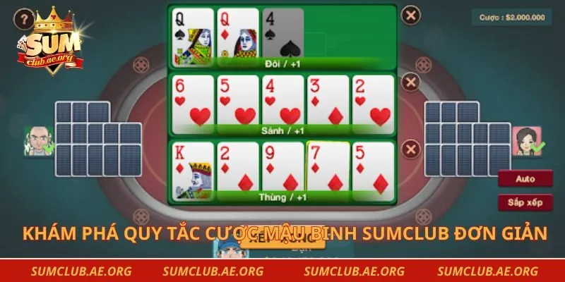 Khám phá quy tắc cược mậu binh Sumclub đơn giản
