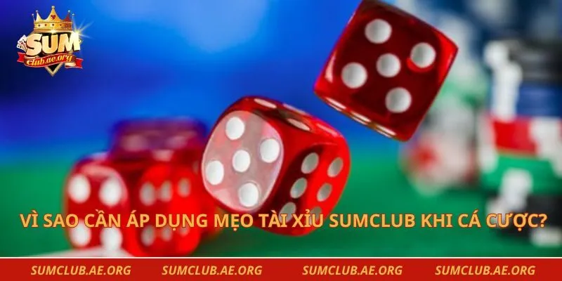 Vì sao cần áp dụng mẹo tài xỉu Sumclub khi cá cược?