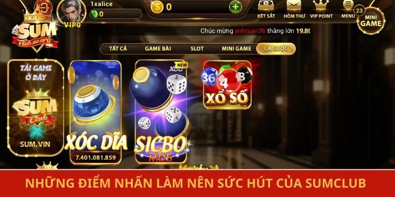 Những điểm nhấn làm nên sức hút của Sumclub