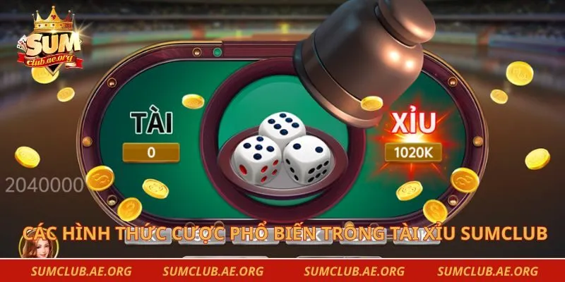 Các hình thức đặt cược phổ biến trong tài xỉu Sumclub