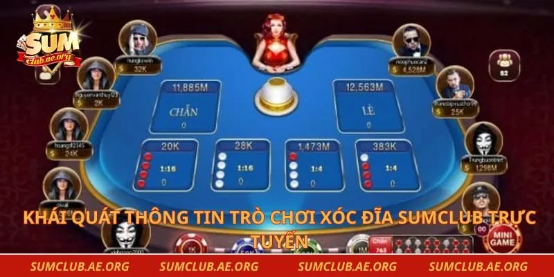 Khái quát thông tin trò chơi xóc đĩa Sumclub trực tuyến