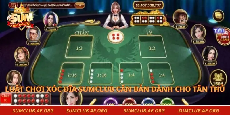 Luật chơi xóc đĩa Sumclub căn bản dành cho tân thủ